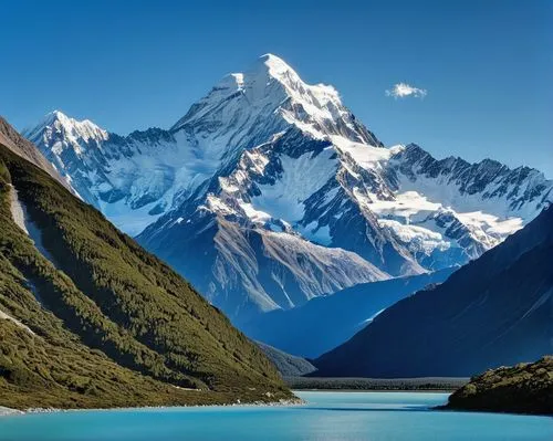 new zealand,newzealand nzd,south island,nz,mt cook,milford sound,mitre peak,everest region,patagonia,glacial landform,karakoram,new zealand dollar,mount everest,taranaki,north island,landscape mountains alps,himalaya,giant mountains,talahi,glacial lake,Photography,General,Realistic