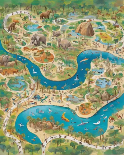 maya civilization,river nile,nile river,river delta,animal kingdom,rainbow world map,jordan river,african map,shanghai disney,the disneyland resort,a river,water courses,polynesia,popeye village,nile,river of life project,river landscape,river course,maya city,monkey island,Conceptual Art,Oil color,Oil Color 10