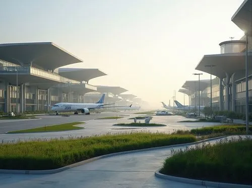 the airport terminal,airport runway,iah,taxiways,incheon,aerotropolis,airside,centrair,aeropuertos,hainan,flyways,runways,worldport,aiport,mco,airport,airpark,shanyang,jetways,taxiway,Photography,General,Realistic