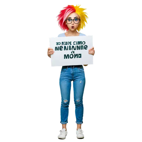 neon human resources,girl holding a sign,non-human beings,png transparent,fridays for future,children is clothing,lgbtq,feminism,young people,punk,feminist,stop teenager suicide,protester,non-sporting group,advertising clothes,nonconformist,pubg mascot,png image,stop youth suicide,women in technology,Illustration,Abstract Fantasy,Abstract Fantasy 19