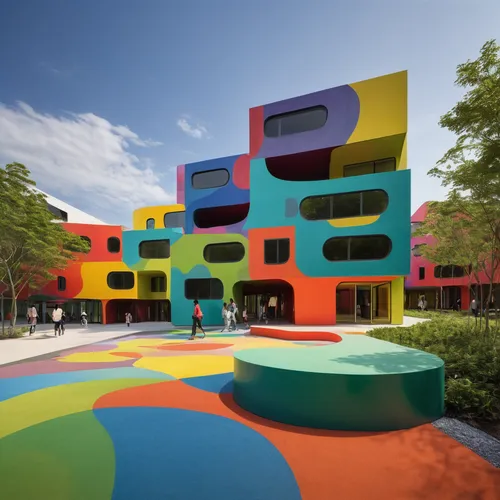 school design,colorful facade,cube house,cube stilt houses,cubic house,shenzhen vocational college,kindergarten,children's operation theatre,children's playground,eco hotel,color wall,athens art school,children's interior,toy blocks,modern architecture,urban design,color blocks,music conservatory,children's playhouse,colorful bleter,Art,Artistic Painting,Artistic Painting 22