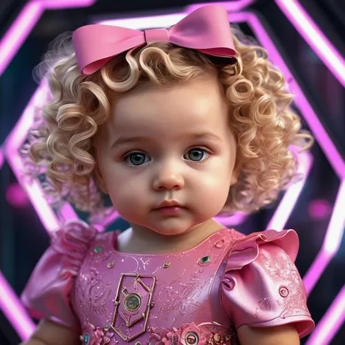 jonbenet,minirose,shirley temple,female doll,derivable,suri,little girl in pink dress,dollfus,zenon,portrait background,britton,doll's facial features,girl doll,pink bow,cute baby,artist doll,3d rendered,fashion doll,lilladher,lilyana,Photography,General,Sci-Fi