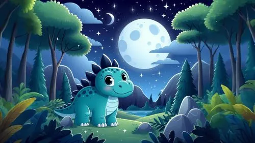 cartoon video game background,haunted forest,halloween illustration,bunyip,moonlit night,halloween background,orona,ludot,night scene,bluebear,cartoon forest,bioluminescent,nessie,moonbeam,children's background,ohana,mohan,glowworm,game illustration,llorona