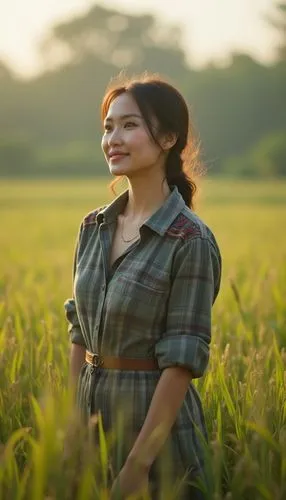 farm girl,countrywomen,sawah,vietnamese woman,countrywoman,woman of straw,Photography,General,Realistic