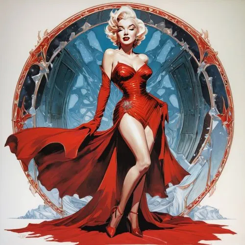 christmas pin up girl,pin up christmas girl,valentine pin up,lady in red,marylyn monroe - female,burlesques,Conceptual Art,Fantasy,Fantasy 08