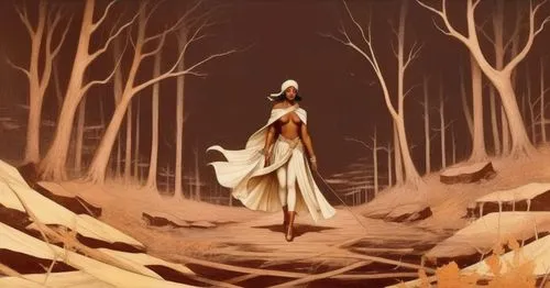 barlowe,ballerina in the woods,mcquarrie,dryad,chomet,volou,Illustration,Realistic Fantasy,Realistic Fantasy 21