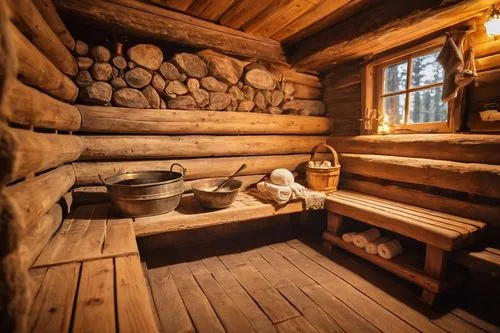 saunas,sauna,wooden sauna,cabin,small cabin,log cabin,banya,cabane,cannon oven,stone oven,cabins,log home,privies,wampanoag,traditional house,bath room,bathtub,the cabin in the mountains,kitchen interior,banyo,Illustration,Realistic Fantasy,Realistic Fantasy 02