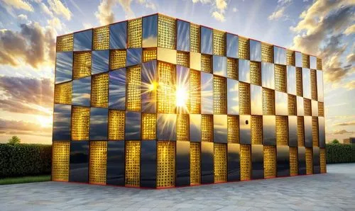 solar cell base,building honeycomb,cubic house,cube house,solar cell,glass facade,solar photovoltaic,cube surface,solar modules,solar energy,solar power plant,cube love,solar batteries,metal cladding,honeycomb structure,cube stilt houses,solar panels,solar cells,solar panel,solar battery