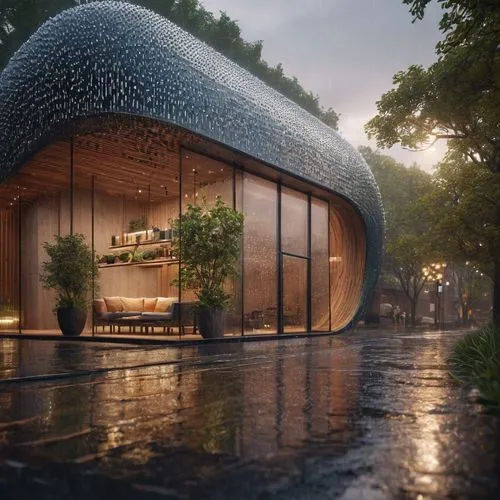 cubic house,3d rendering,eco-construction,eco hotel,render,timber house,futuristic architecture,aqua studio,cube house,rain bar,soumaya museum,jewelry（architecture）,archidaily,school design,greenhouse cover,futuristic art museum,frame house,house in the forest,3d render,dunes house,Photography,General,Commercial