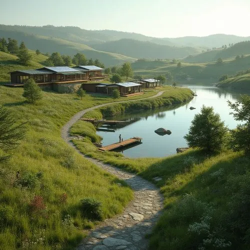 korean folk village,ecovillages,hobbiton,suncheon,ecovillage,snohetta,chuncheon,tulou,tebay,zlatibor,sacheon,cabins,gangwon do,indian canyons golf resort,the golf valley,rockbridge,golf resort,bunkhouses,maramures,lodges,Photography,General,Realistic