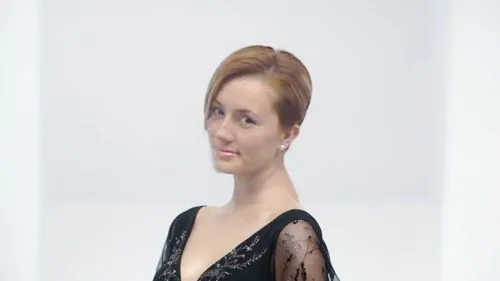 beautiful woman in black blouse,a woman in a black dress with sheer laces is smiling,sarikaya,lopatkina,jayma,vasilescu,danaus,spiridonova