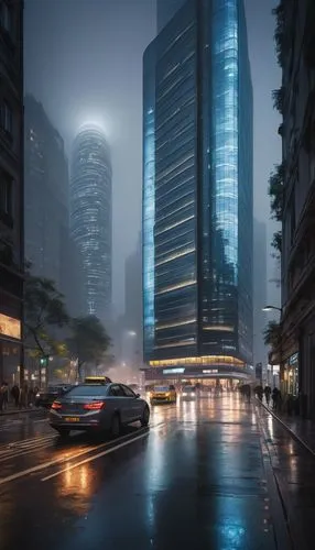 guangzhou,paulista,chongqing,makati,shanghai,azrieli,chengdu,doha,the skyscraper,ortigas,são paulo,skyscraper,warszawa,foggy day,zhengzhou,zhangzhou,manama,luanda,rotana,ekaterinburg,Art,Classical Oil Painting,Classical Oil Painting 32