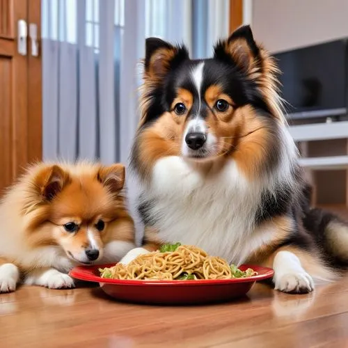 german spitz,german spitz klein,pet food,bolognese,german spitz mittel,swedish lapphund,indian spitz,feast noodles,dog food,noodles,fried noodles,finnish lapphund,dinner for two,pasta,small animal food,dog shetland sheepdog,spaguetti,yakisoba,orzo,rotini,Photography,General,Realistic