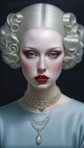 homogenic,white lady,albinism,porcelain dolls,vanderhorst,waxwork,Conceptual Art,Daily,Daily 22