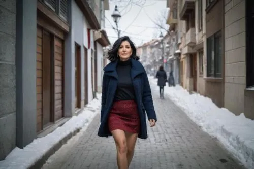 winter dress,woman walking,woman in menswear,rosa khutor,women fashion,long coat,pencil skirt,black coat,winter background,menswear for women,girl walking away,fashion street,romanian,white winter dress,overcoat,winterblueher,winter sales,winter clothes,phuquy,on the street