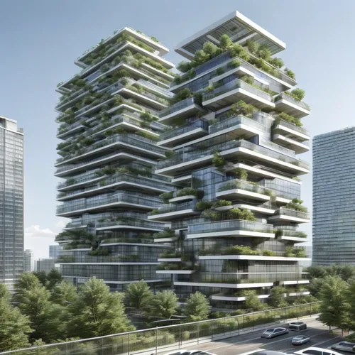 residential tower,eco-construction,futuristic architecture,urban towers,urban design,kirrarchitecture,mixed-use,skyscapers,glass facade,autostadt wolfsburg,archidaily,building honeycomb,green living,u