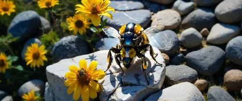 blister beetles,hornet hover fly,giant bumblebee hover fly,rudbeckia nitida,drone bee,field wasp,bee,rudbeckia,hymenoptera,soldier beetle,hover fly,blue wooden bee,wild bee,rudbeckia nidita,lucanus ce