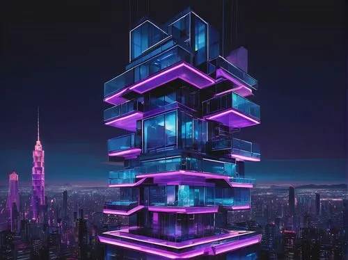 electric tower,skyscraper,ctbuh,cybercity,the skyscraper,pc tower,the energy tower,residential tower,steel tower,supertall,skycraper,skyscraping,urban towers,cybertown,hypermodern,mainframes,antilla,cellular tower,cyberpunk,burj,Art,Artistic Painting,Artistic Painting 44