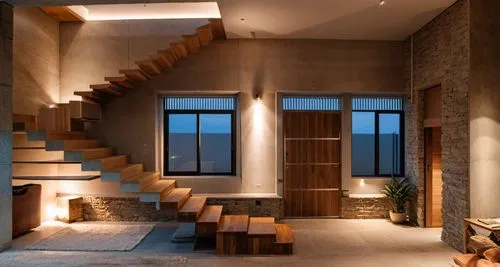 loft,interior modern design,lofts,penthouses,amanresorts,wooden stairs,home interior,outside staircase,luxury home interior,staircase,fire place,wooden stair railing,contemporary decor,upstairs,great 