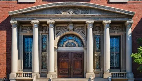 rcsi,pcusa,portico,vcu,amnh,columns,tulane,peabody institute,church door,unitarian,front door,built in 1929,houston methodist,historic courthouse,three centered arch,main door,gpo,palladian,old library,uiuc,Illustration,Abstract Fantasy,Abstract Fantasy 14