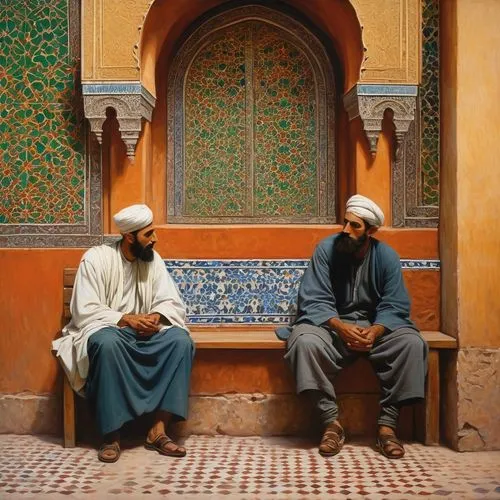 mihrab,bohras,dervishes,islamic lamps,moroccans,sultans,marrakesh,tajiks,khutba,muqarnas,mandaeans,shaykh,la kasbah,marrakech,madrasa,saharawis,kasbah,cappadocians,khutbah,yemenites,Art,Classical Oil Painting,Classical Oil Painting 42