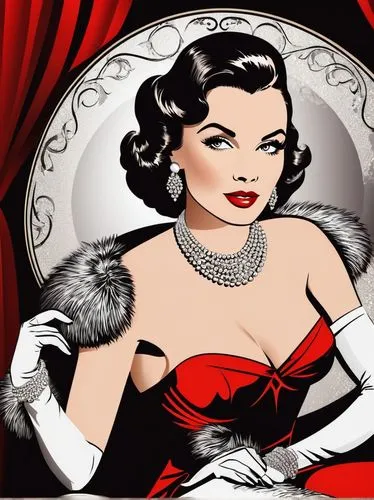 retro 1950's clip art,jane russell-female,valentine pin up,valentine day's pin up,art deco woman,cruella de ville,retro pin up girl,twenties women,pin ups,retro pin up girls,art deco background,pin up christmas girl,dita,pin up girl,pin up,christmas pin up girl,queen of hearts,pin up girls,roaring twenties,cruella,Illustration,Black and White,Black and White 04