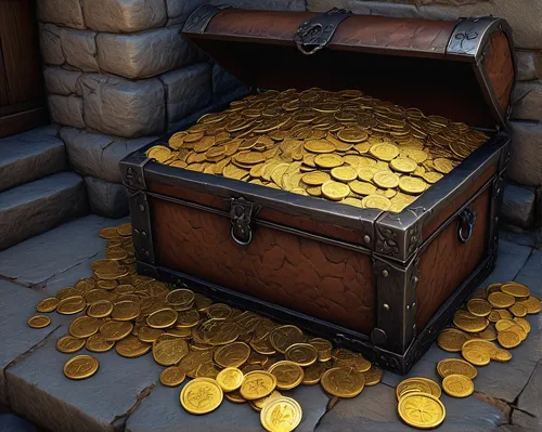 treasure chest,pirate treasure,collected game assets,savings box,gold bullion,coins stacks,music chest,gold shop,treasure,moneybox,a bag of gold,gold value,golden pot,gold is money,gold bars,trinkets,windfall,tokens,coins,vault,Conceptual Art,Graffiti Art,Graffiti Art 12