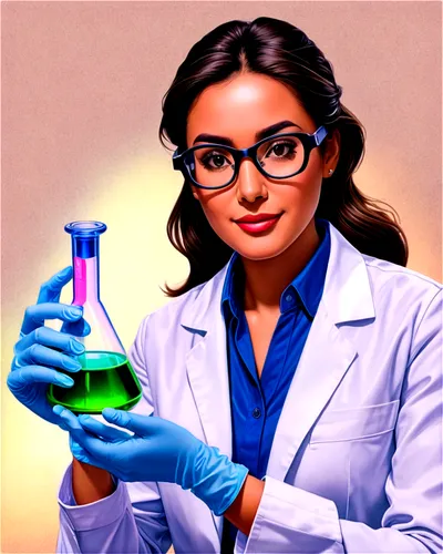 chemist,laboratory flask,chemical engineer,erlenmeyer flask,biologist,microbiologist,forensic science,scientist,female doctor,science education,chemical laboratory,biosamples icon,reagents,pharmacy technician,natural scientists,biotechnology research institute,ph meter,laboratory information,oxidizing agent,pathologist,Conceptual Art,Daily,Daily 17