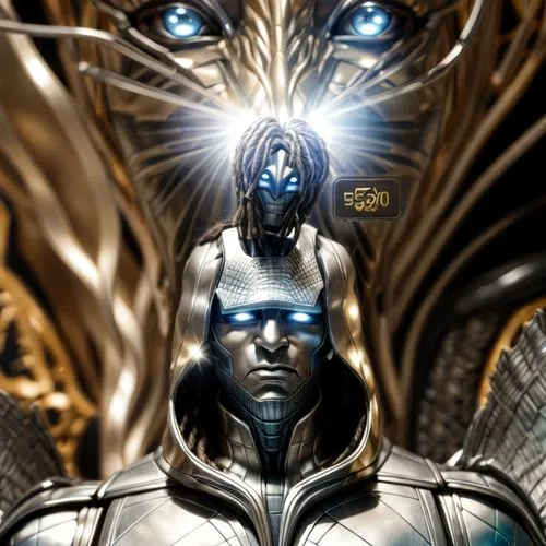 scarab,biomechanical,sci fiction illustration,emperor,alien warrior,horus,silver surfer,cybernetics,scarabs,random access memory,emperor of space,armor,humanoid,pharaoh,meridians,garuda,high priest,background image,sci fi,wild emperor