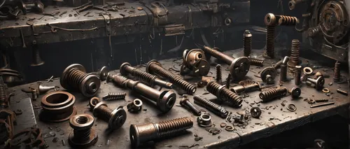 steampunk gears,wrenches,sewing tools,cutting tools,riveting machines,watchmaker,clockmaker,toolbox,metalworking,metalsmith,gunsmith,metal lathe,woodtype,tools,art tools,tinsmith,machinery,steampunk,metallurgy,kitchen tools,Illustration,Black and White,Black and White 05