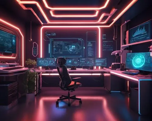 computer room,spaceship interior,ufo interior,working space,cyberscene,modern office,computer workstation,cyberia,neon human resources,computerized,research station,desk,3d render,3d background,the server room,study room,creative office,cyberpunk,computerworld,computerize,Illustration,Vector,Vector 17