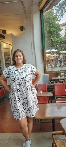 thighpaulsandra,muumuu,gangnam,anele,bbw,szewczyk,Female,South Americans,Curtained Hair,Youth adult,L,Confidence,Women's Wear,Indoor,Modern Cafe