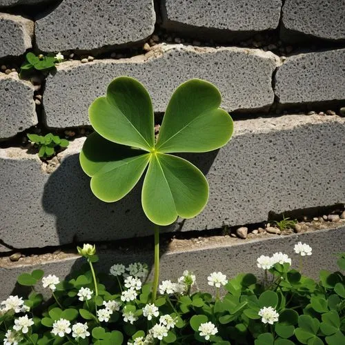 4-leaf clover,narrow clover,five-leaf clover,a four leaf clover,medium clover,four-leaf clover