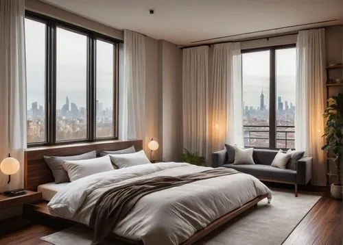 bedroom window,chambre,great room,penthouses,modern room,sleeping room,bedroom,headboards,guestrooms,guest room,loft,bedsides,bedrooms,appartement,modern decor,french windows,roominess,window view,gansevoort,brownstone,Illustration,Realistic Fantasy,Realistic Fantasy 04