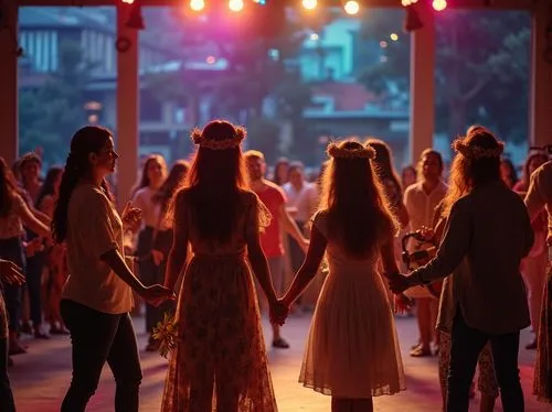 dance silhouette,dance performance,open air theatre,dancers,mannequin silhouettes,quinceaneras,dance club,graduate silhouettes,songfestival,village festival,onstage,quinceanera,dancefloor,concert crowd,spiegeltent,women silhouettes,festival,navratri,concert,music festival,Photography,General,Realistic