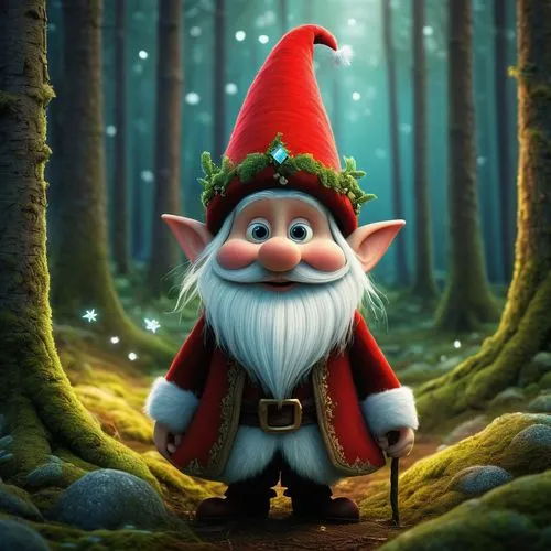 tomte,gnomeo,christmas gnome,lutin,roelf,gnome,Illustration,Abstract Fantasy,Abstract Fantasy 01