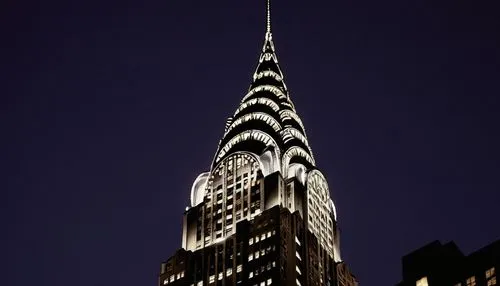 chrysler building,transamerica,night view,1 wtc,burj,at night,photographed from below,the energy tower,burj kalifa,esb,orthanc,night photograph,empire state building,barad,foshay,skycraper,highmark,lehman,pc tower,gotshal,Conceptual Art,Oil color,Oil Color 13