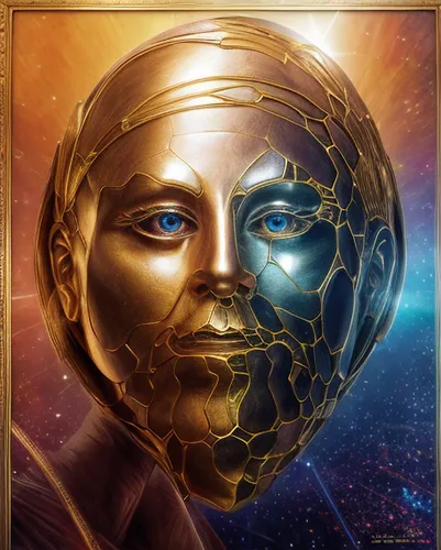 c-3po,golden mask,golden record,gold mask,io,random access memory,yuri gagarin,the face of god,emperor of space,golden frame,twitch icon,gold foil 2020,golden apple,copernican world system,bot icon,crystal ball,golden buddha,atlas,zodiac sign libra,steam icon,Realistic,Movie,Lost City