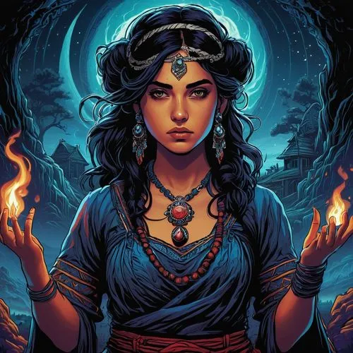 inanna,hecate,niobe,esmeralda,sorceress,inara,gothel,sorceresses,eldena,katara,leota,adena,priestess,arundhati,kahlan,baoshun,sithara,amaradeva,zarina,seregil,Illustration,Realistic Fantasy,Realistic Fantasy 25