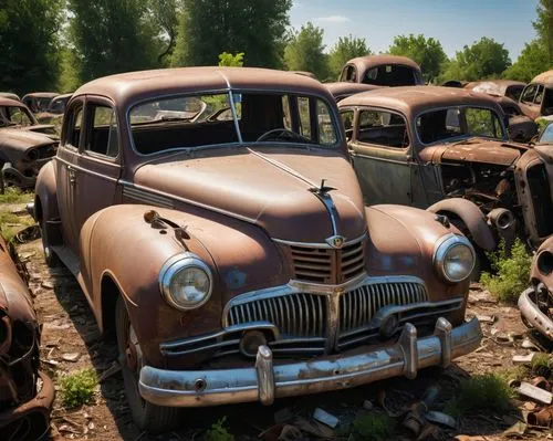 rusty cars,salvage yard,car cemetery,old cars,junk yard,borgward,studebakers,scrapyard,old tires,borgward hansa,studebaker,rusting,scrap yard,oldsmobiles,old abandoned car,junkyard,vintage cars,oldtimer,buick eight,buick classic cars,Photography,General,Natural