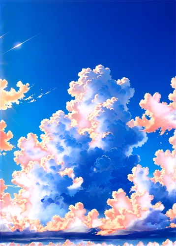 sky,clouds - sky,cielo,cloudmont,cumulus,sky clouds,blue sky clouds,cloudstreet,cloudscape,clouds,cumulus cloud,cumulus clouds,cloudlike,little clouds,blue sky and clouds,cloud image,glistening clouds,summer sky,cumulus nimbus,single cloud,Illustration,Japanese style,Japanese Style 03