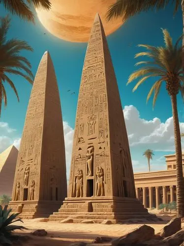 egyptian temple,kemet,ancient egypt,luxor,karnak,pharaonic,pharaohs,obelisk tomb,ancient egyptian,amenemhat,amenemhet,pharaon,egyptological,ennead,powerslave,asherah,egyptienne,simbel,mastabas,ramses ii,Conceptual Art,Fantasy,Fantasy 34