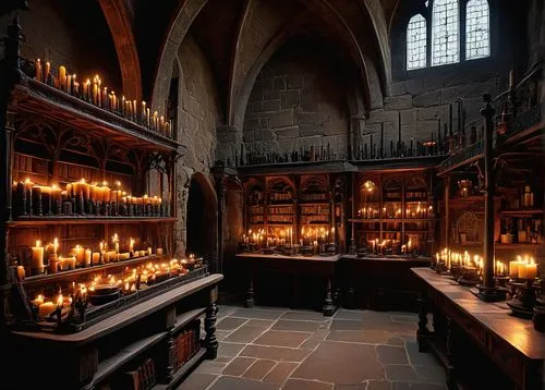 candlemaker,choir,hammerbeam,quire,ecclesiatical,votives,candlelights,parishat,candelight,candelabras,votive candles,maulbronn monastery,chancel,ossuary,ecclesiastical,verkerk,choral,censers,stalls,aachen cathedral,Illustration,Abstract Fantasy,Abstract Fantasy 15