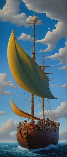 sea sailing ship,sail ship,galleon ship,friendship sloop,sailing ship,barquentine,caravel,galleon,full-rigged ship,sailing vessel,longship,sailing-boat,sloop-of-war,sailing boat,sea fantasy,tallship,three masted sailing ship,sail boat,trireme,inflation of sail,Illustration,Realistic Fantasy,Realistic Fantasy 18