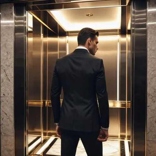 elevator,elevators,levator,dark suit,zegna,men's suit,Photography,General,Realistic