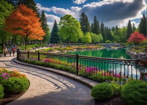 beautiful landscape,nature wallpaper,nature garden,emerald lake,landscape background,nature landscape,beautiful lake,japan garden,landscapes beautiful,garden pond,landscape nature,nature background,autumn park,splendor of flowers,background view nature,beautiful nature,splendid colors,heaven lake,landscaped,lily pond,Illustration,Vector,Vector 15