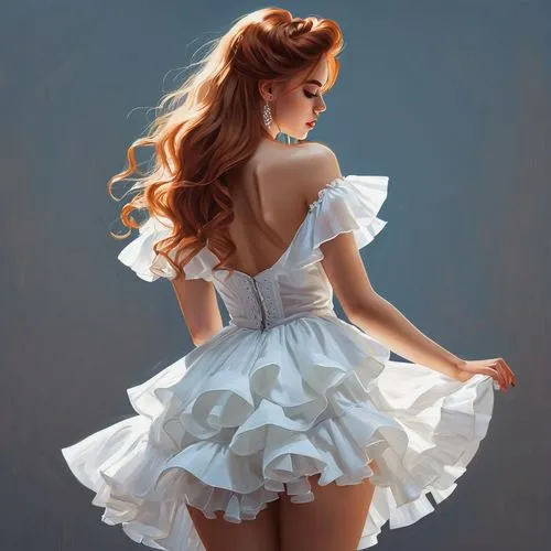 petticoat,crinoline,frills,frilly,petticoats,crinolines,ball gown,wedding dress,ruffles,wedding gown,ballet tutu,a girl in a dress,frill,bridal dress,ballgown,wedding dresses,retro pin up girl,maxon,frilled,bridal gown,Conceptual Art,Fantasy,Fantasy 32