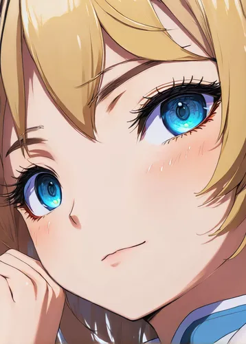 darjeeling,violet evergarden,heterochromia,pupils,blue eyes,saber,belarus byn,darjeeling tea,meteora,heavy object,blue eye,uruburu,cyan,baby blue eyes,love live,mako,honoka,portrait background,honolulu,closeup,Illustration,Japanese style,Japanese Style 03