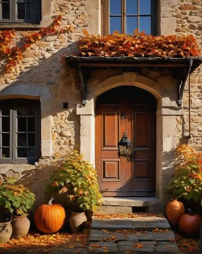 autumn decoration,seasonal autumn decoration,autumn decor,autumn wreath,door wreath,front door,fall landscape,fall picture frame,entryway,kleinburg,round autumn frame,house entrance,autumn frame,decorative pumpkins,autumn pumpkins,the threshold of the house,portal,garden door,exterior decoration,autuori,Art,Artistic Painting,Artistic Painting 28