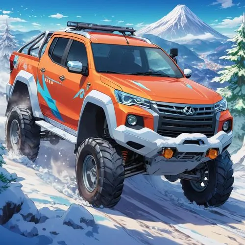 yota,subaru rex,kiyota,isuzuki,christmas truck,hilux,Illustration,Japanese style,Japanese Style 03